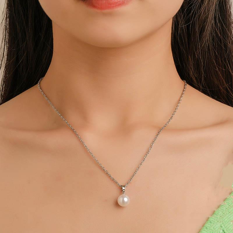 Buy Fashion Simple Pearl Pendant 