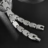 Men's Retro Titanium Steel Bracelet, Simple Business Personalized Metal Chain Body Bracelet Trendy Boys Accessories