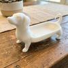 Solid Color Dachshund Storage Tray 3D Printed Sausage Dog Planter  Room Aesthetic