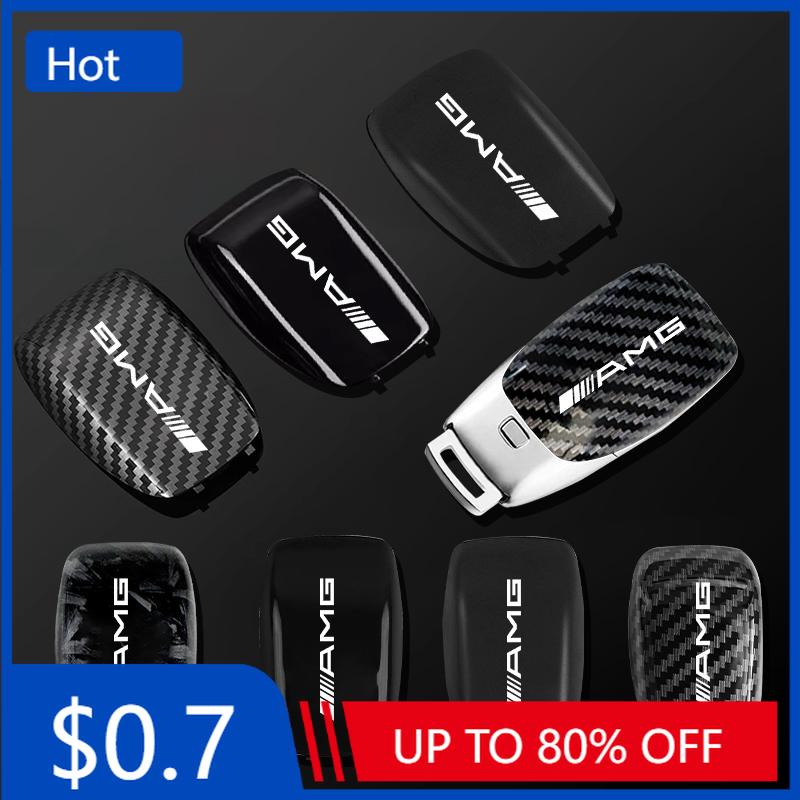 BUC1 Car Sticker For Mercedes-Benz Key Cover AFFALTERBACH AMG Key Shell Cover class A B C E S GLC GLA GLE GLS CLA CLS W205 W206 W204