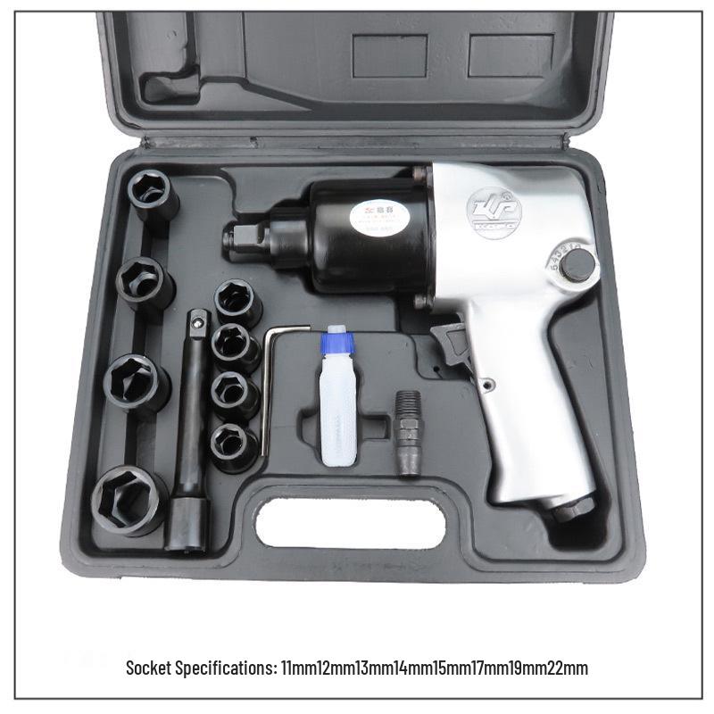 Gaobao Industrial Grade 1/2" Pneumatic Wrench - High Torque Air Tool for Tire Repair.