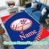 1pc New York Yankees (10) Carpet for Room Floor Mat, Comfortable Office Chair Printed Area Rug, Beautiful Hotel Rug