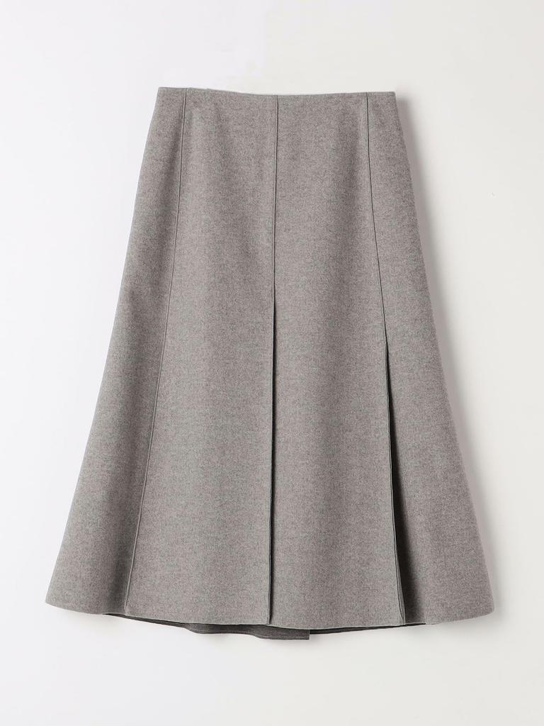 Ships Any Damkjol i midilängd med luftnålssöm, 723250055, Ljusgrå, Storlek 38