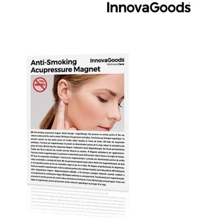 

INNOVA GOODS Quit Smoking Magnet - with Acupressure