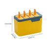 Ice Cream Mold 4 Cavity Silicone Dessert Handmade Homemade Making Mould Washable Juice Freezer Maker Household Bar Supply