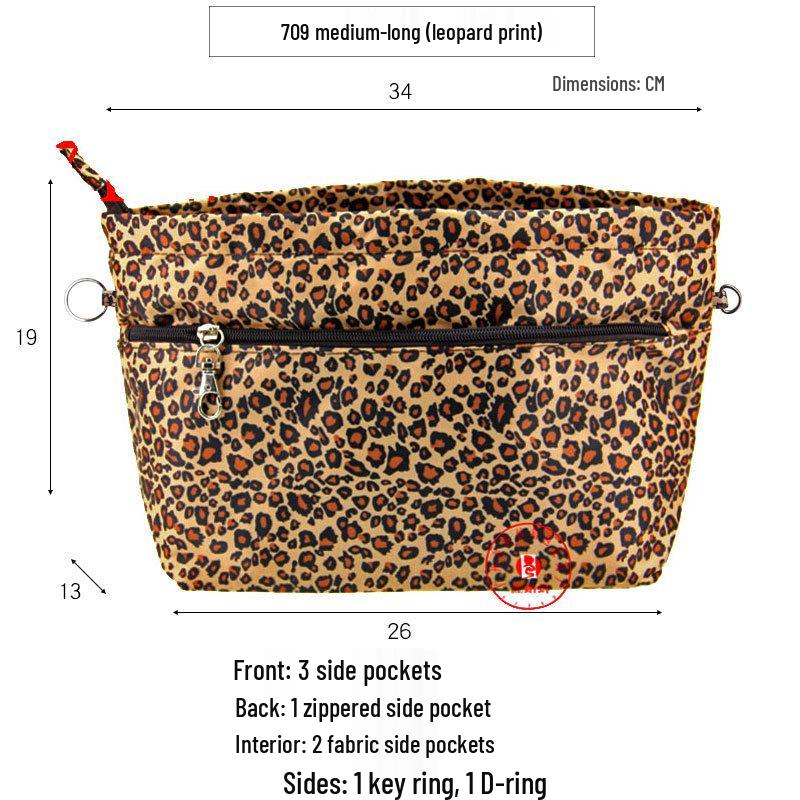 Waterproof Double-Layer Oxford Cloth Large Capacity Makeup Bag with Inner Storage