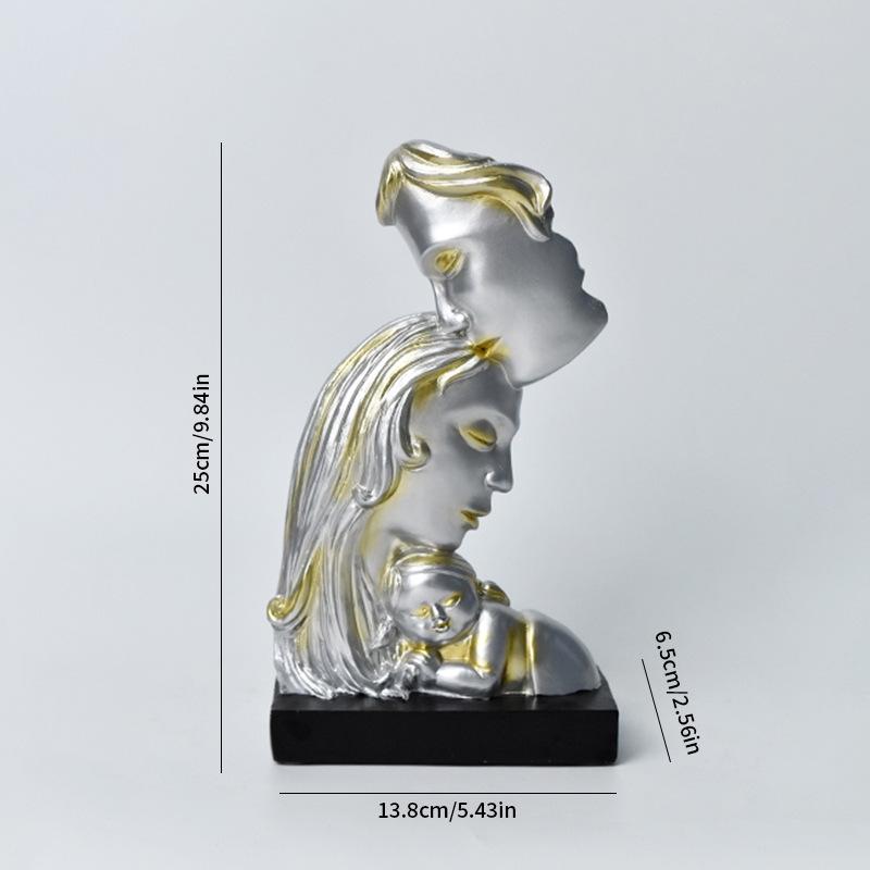 Elegant Resin Ornaments for Home, Office, or Bookshelf Display
