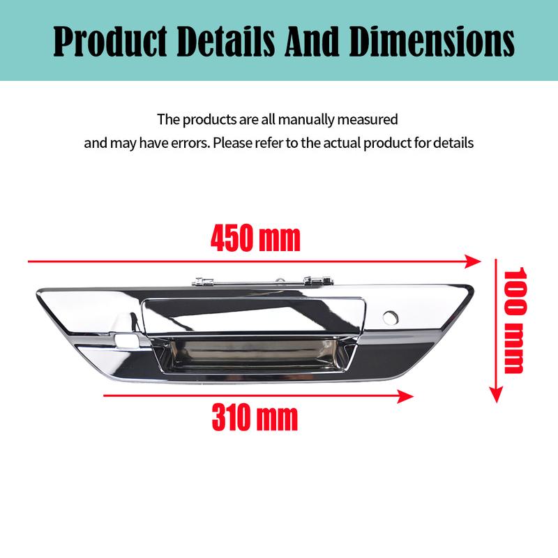 Exterior Tailgate Door Handle With Holes 69090-0K110 69090-0K120 For Toyota Hilux Revo Pickup 2015-2021 690900K110 690900K120