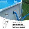 Fence Hooks For Pool Equipment Pool Tool Holder 2 Piece Organization Heavy Duty Storage Attachment For Underwater Bag Patio