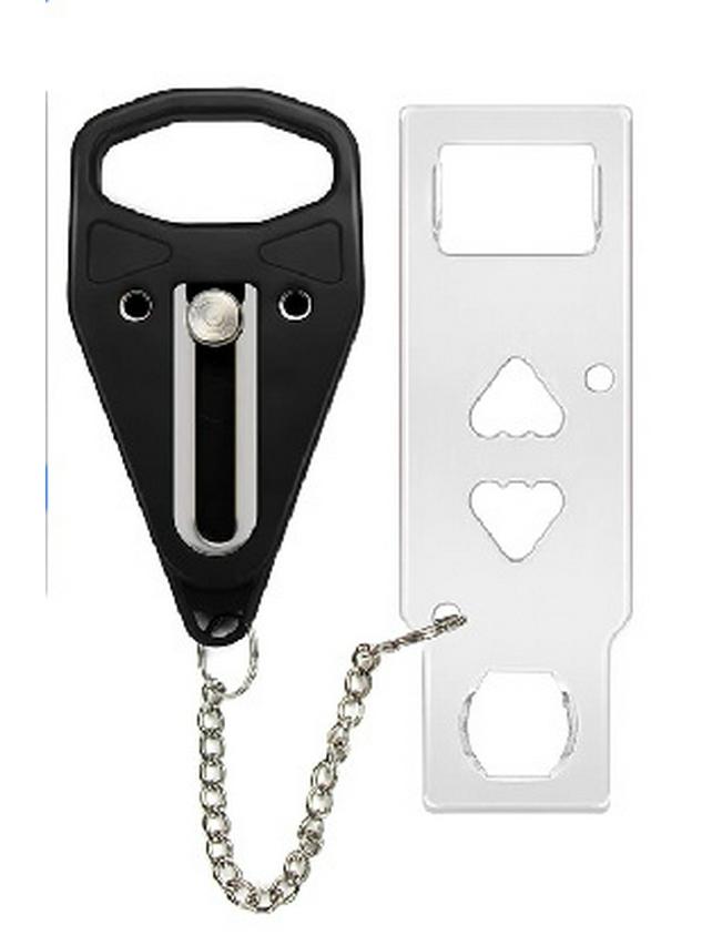 New Anti-Theft Doorstop Alarm: Door Wedge Gap Alarm for Hotel and Home