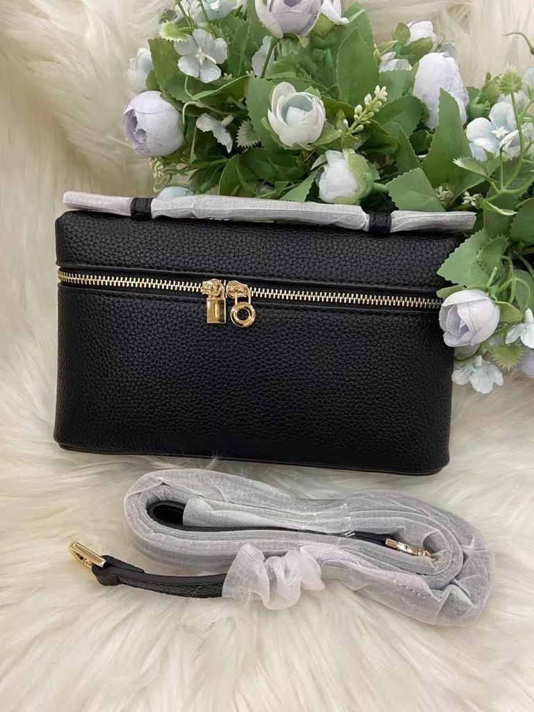 LP19 Złoty Lunchbox Torba Crossbody - Modna Jesień/Zima 2025 Torba na Ramię w Stylu Hong Kongu