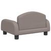 Kids Sofa Taupe 50 x 40 x 30 cm Fabric