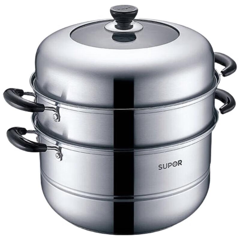 Supor 28cm 304 Stainless Steel Steamer