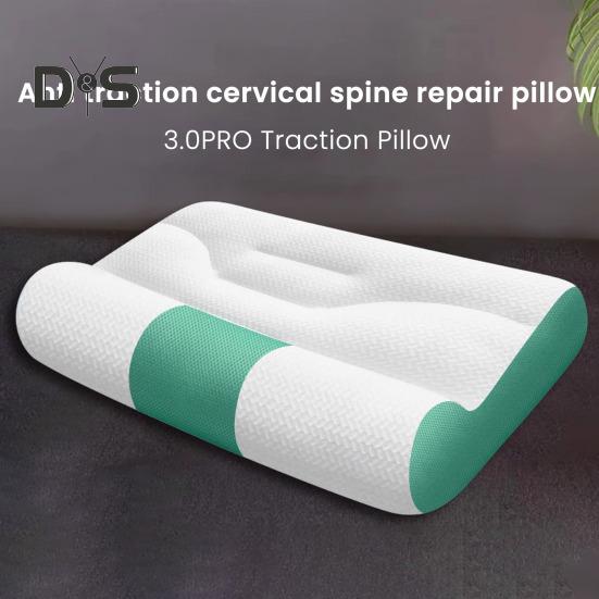 Nackenkissen aus Memory-Schaum zur Linderung von Nackenverspannungen, verstellbares orthopädisches Sandwich-Kissen, weiches, atmungsaktives Nackenkissen für alle Altersgruppen