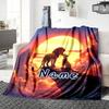 Custom Name "Simba's Journey" blanket for Couch & Bed, Plush Cozy Fuzzy Blanket Super Soft & Warm Blankets for Fall and Winter. 0908449
