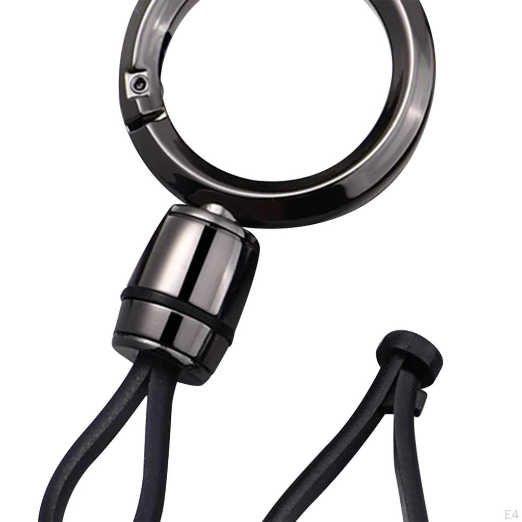 Car Fob Keychain Motorcycle Anti Lost Universal Key Holder Business Metal