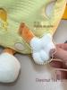 Korean-Style Cute Cartoon Cheese Crossbody Bag for Women and Students - Soft Girl Dumpling Shoulder Bag