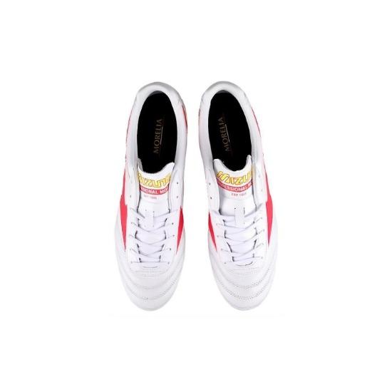 Mizuno Morelia 2 Pro Rundzehen Schnürer AG (Gummistollen) Kunstrasen Känguruleder Rutschfest Langlebig Fußballschuhe P1GA231464
