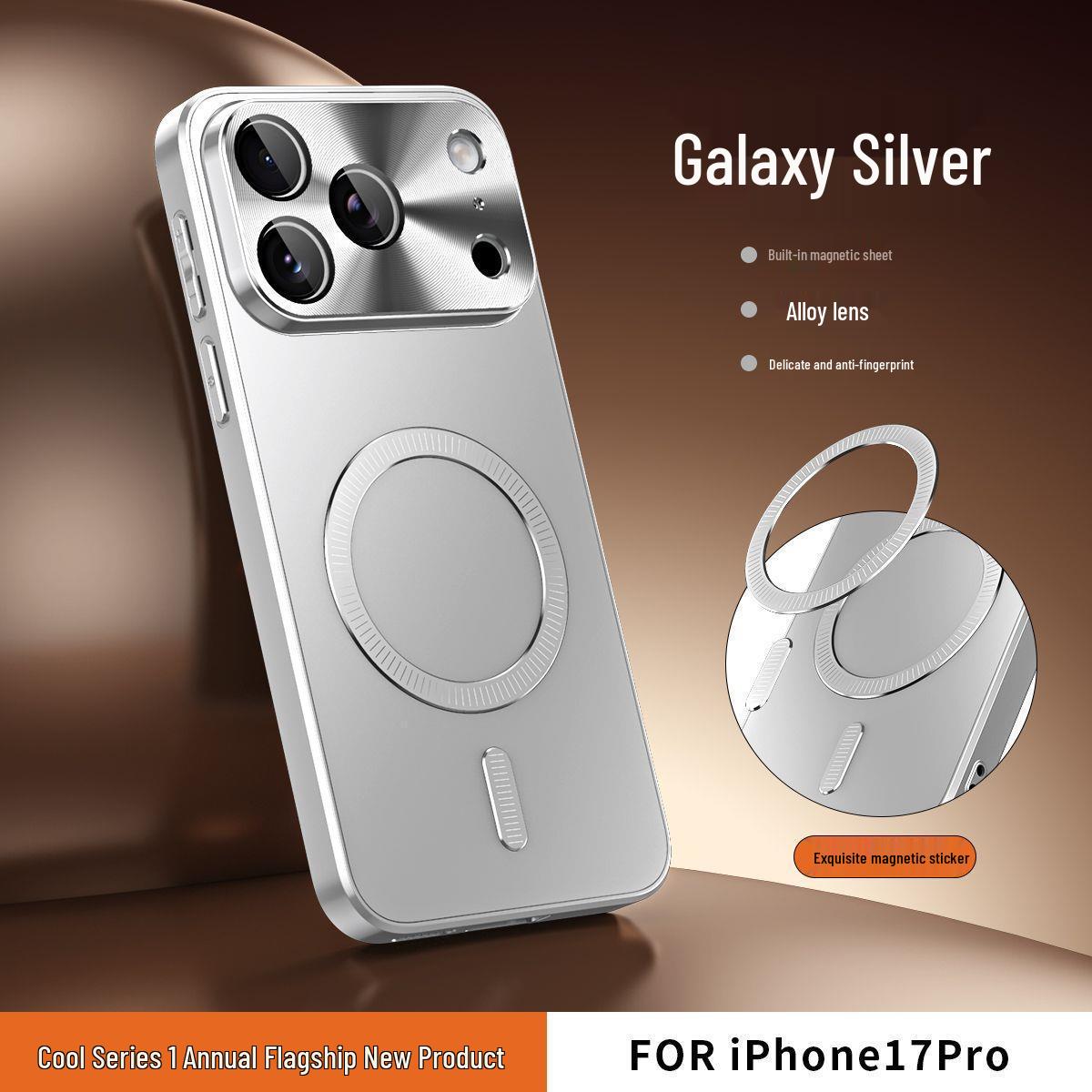 

Apple 17 Pro Anti-Drop Phone Case with Magnetic Ring & Lens Guard for Men & Women 17 Pro