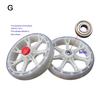 2pcs Rubber Caster Wheelbarrow Replacement Wheel Tire For Hand Truck For Shopping Carts Wagons Mowers Carts Tire And Rims Hub