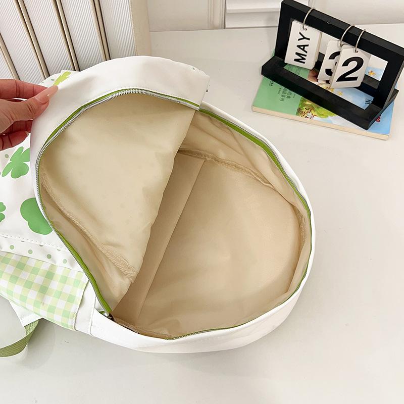 The New Fresh, Sweet and Cute Backpack Is Casual, Simple and Lightweight, and the Student Schoolbag Is a Large-capacity Travel Backpack.