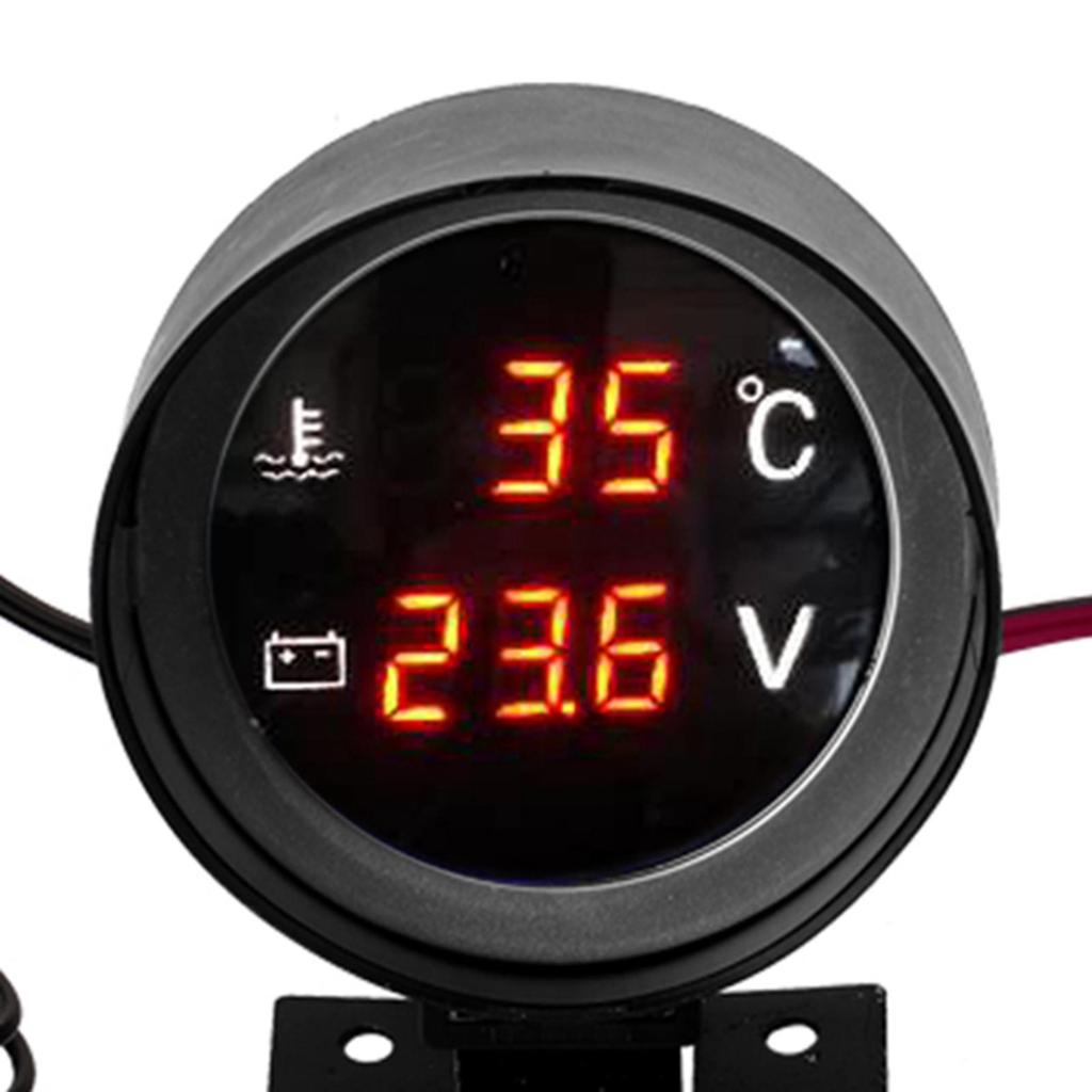 Car Water Temp Gauge Voltmeter Replacement Car Accessories Vehicle Meter
