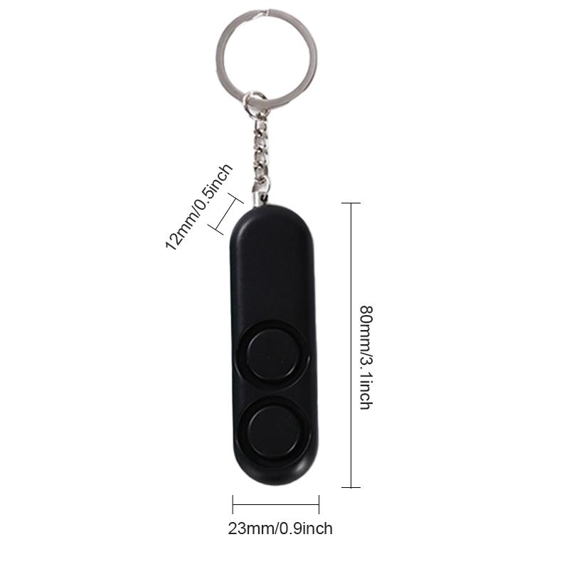 Portable Self-Defense Alarm 130dB Safety Sound Anti-Wolf Device Children And Women Outdoor Distress Protection Alarm Keychain