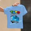 Hot Sale Tayo the Little Bus Cartoon Kids T-Shirts Girls Clothes Baby Boys T shirt Summer Short Sleeve Children Tops,ooo5837