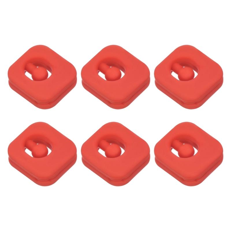 6Pcs Tennis Racket Dampener Tennis Shock Absorbers Soft Silicone Racket Dampener to Reduce Vibration Easy to Install