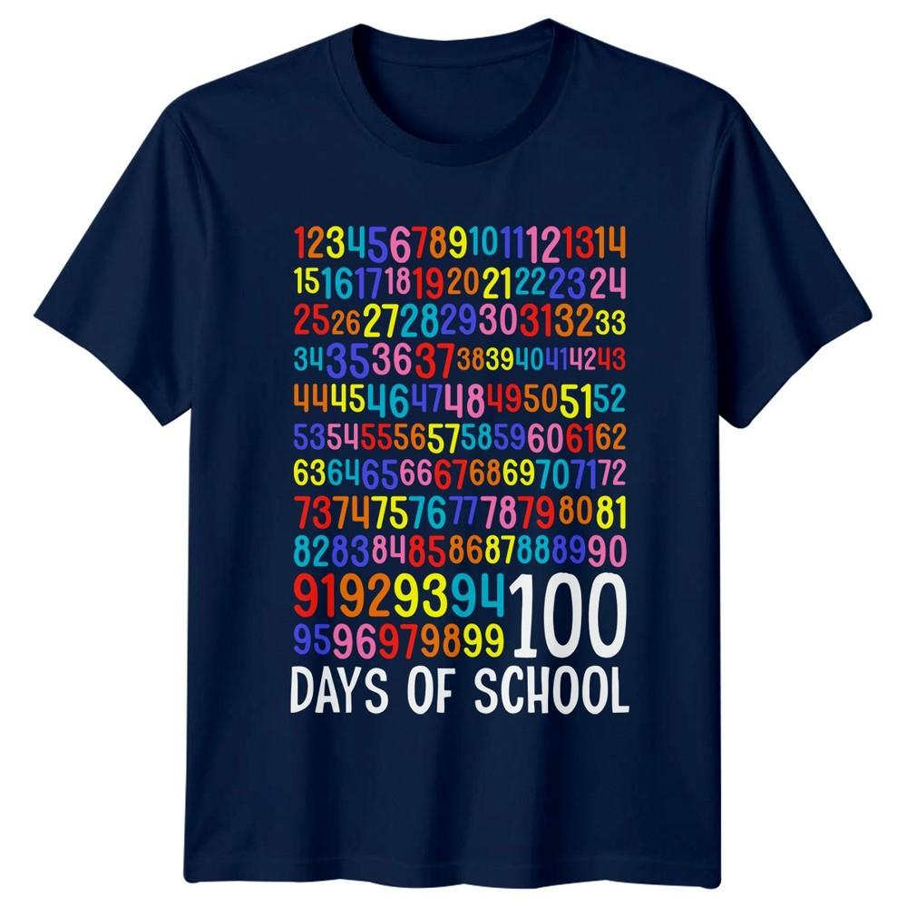 100 Days Of School TShirt 100th Day School Celebration Gift For Him And Her