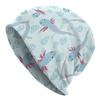 1pc Men' Bohemian Blue Salamander Knit Hat - Stretchable Lightweight Suitable for - Outdoor, Machine Washable Suitable for Valentine' Day, Graduation,