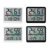 Alarm Clock with Humidities Date Digital Clock Large Display Battery Operated Desk Clocks for Bedroom,Livingroom,Office