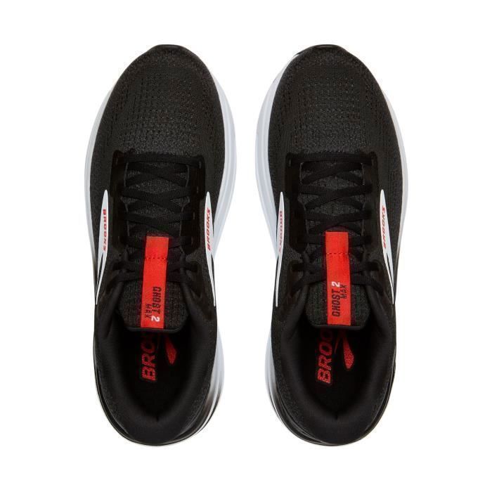 Chaussure De Course - Brooks - Ghost Max 2 - Noir - Lacets - Plat