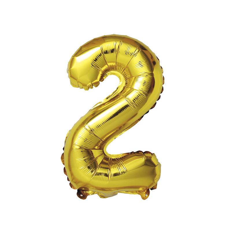 32-Inch Digital Aluminum Balloon for Baby's First Birthday Celebration Decor