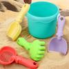 19PCS Kids Beach Sand Toy Set - Complete Sandbox Kit with Large Bucket Wheelbarrow & Colorful Sand Molds Great Gift