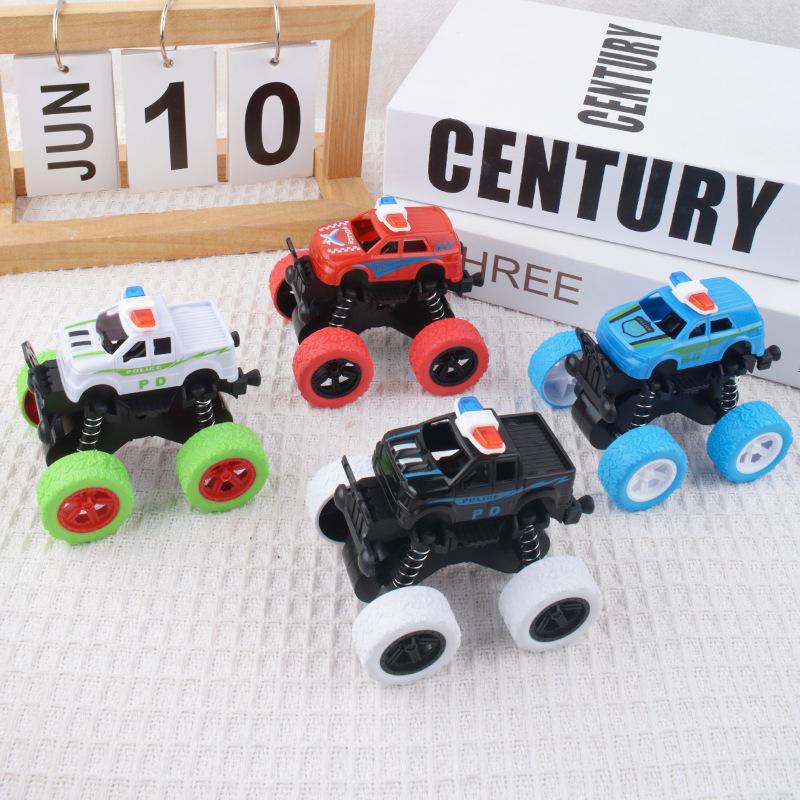 Children's Inertial Stunt Dinosaur Excavator & Dump Truck Toy Set