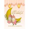 Ramadan Mubarak Decor Canvas Painting Ramadan Blessing Gift Eid Wall Art Decoration Poster Home Bedroom Living Room Decoration