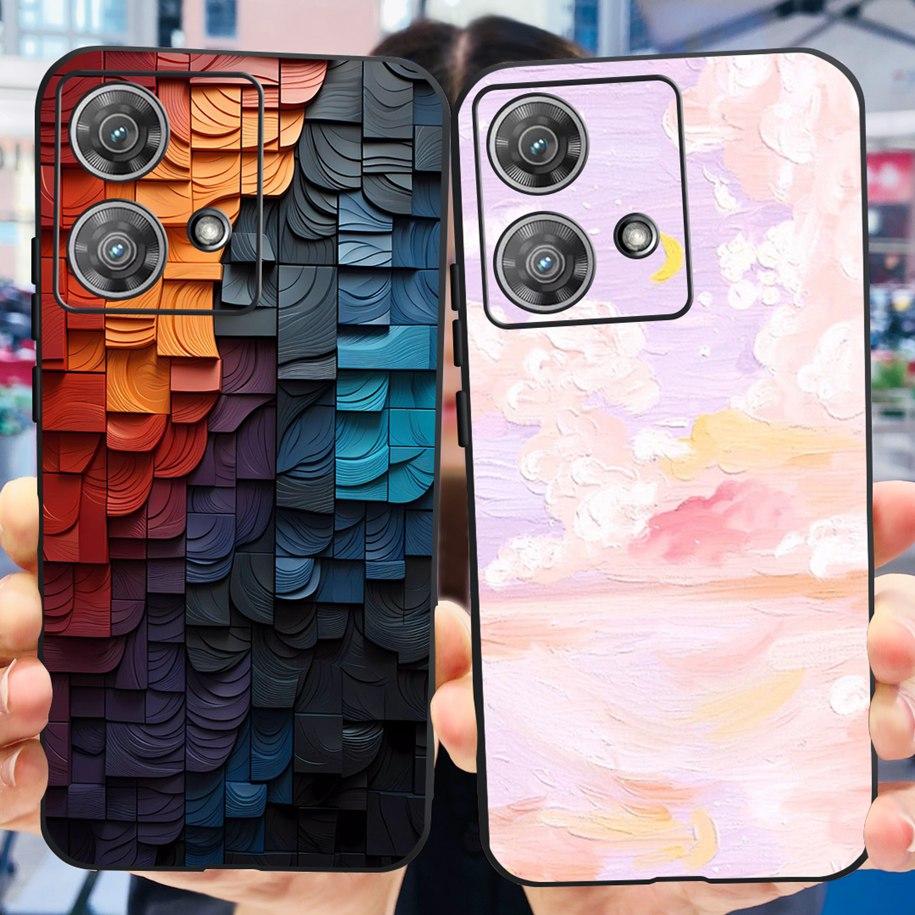For Motorola Edge 40 Neo Case Soft Transparent Silicone Bumper Shockproof Cover For Moto Edge40 Neo Edge40Neo 5G XT2307-1 Fundas