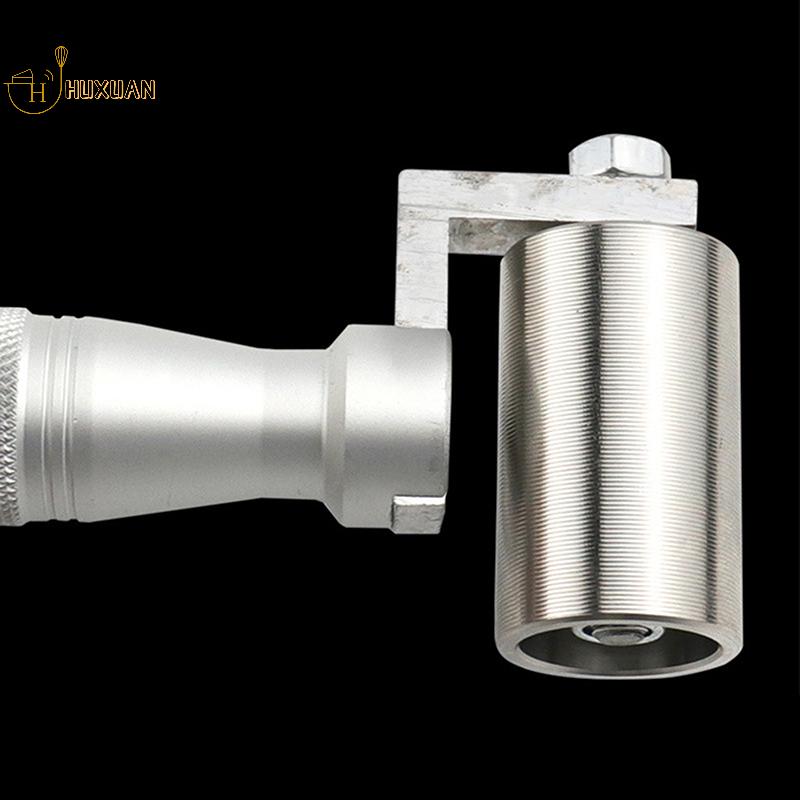 35/40mm Flachdruckrolle aus Edelstahl für Tapetenfugen DIY Tapetennähtool Farbplatte Handrad Rollen