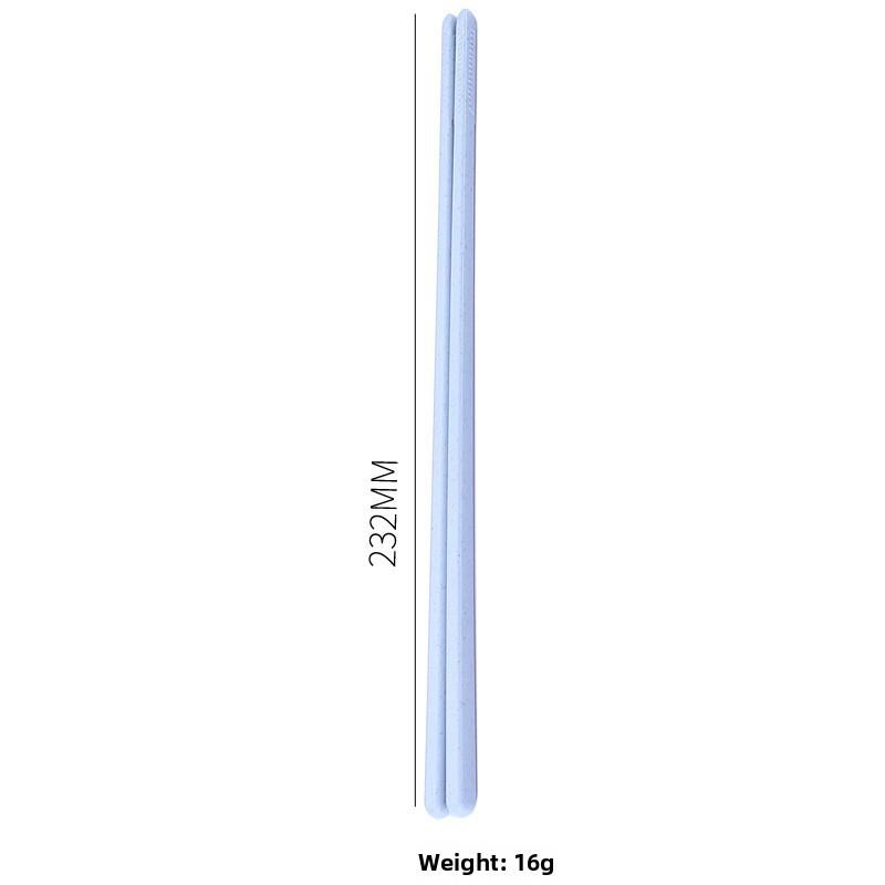 Ensemble de vaisselle portable pliable en blé: Baguettes pliantes créatives, Fourchette, Cuillère, Design en plastique adapté aux étudiants