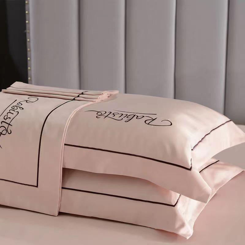 Cotton Cotton Longstaple Pillowcase Embroidery Pillowcase Pair 4874cm