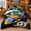 Rat Fink Pattern Bedding 3Pcs Set Bed Sheet And Pillowcases For Indoor Bedroom