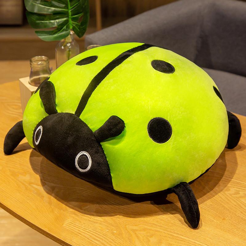 Creative Soft Sevenstar Ladybug Plush Toy With Pp Cotton Filling For Kids Gift