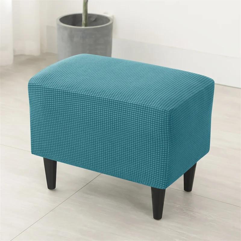 Solid Color Sloping King Back Chair Covers Elastic Polar Fleece Wing Chairs Cover with Seat Cushion Cover Furniture Protector