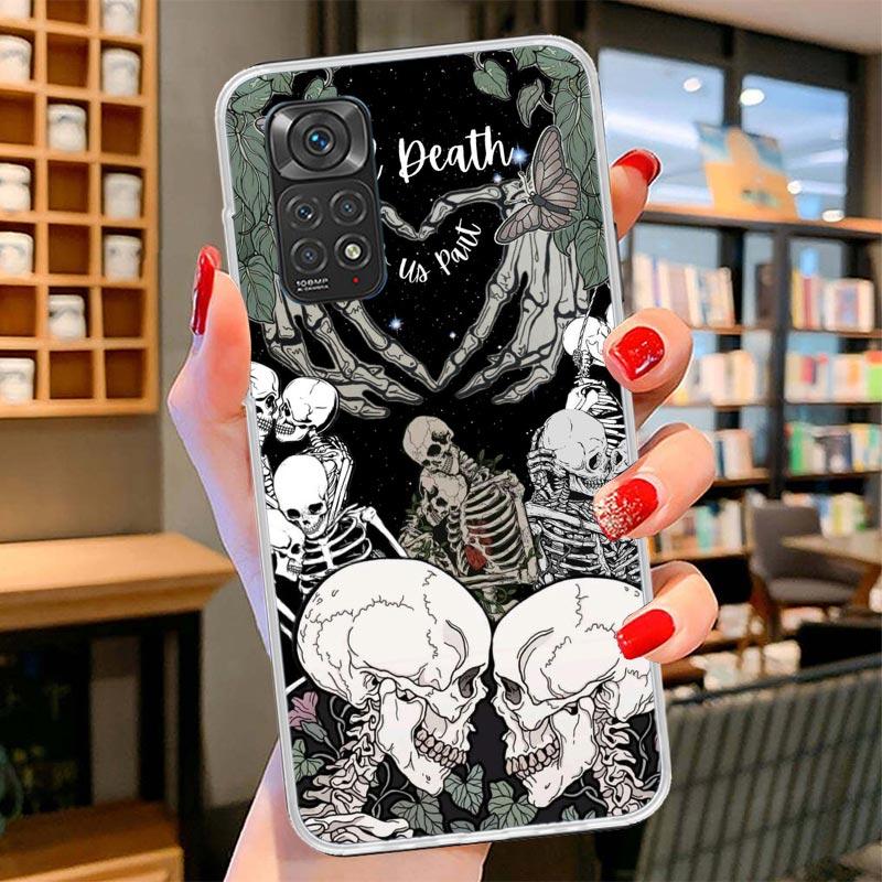 Anatomy Skeleton Heart Lovey Kiss Cover Phone Case For Xiaomi Redmi Note 15 14 13 12 11 10 Pro Plus 14S 12S 11S 11T 11E 10S Soft