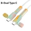 Soft Silicone Charger Cable Winder Protector USB Type C Anti-break Protective Sleeve For Xiaomi Huawei OPPO VIVO Data Line Cover