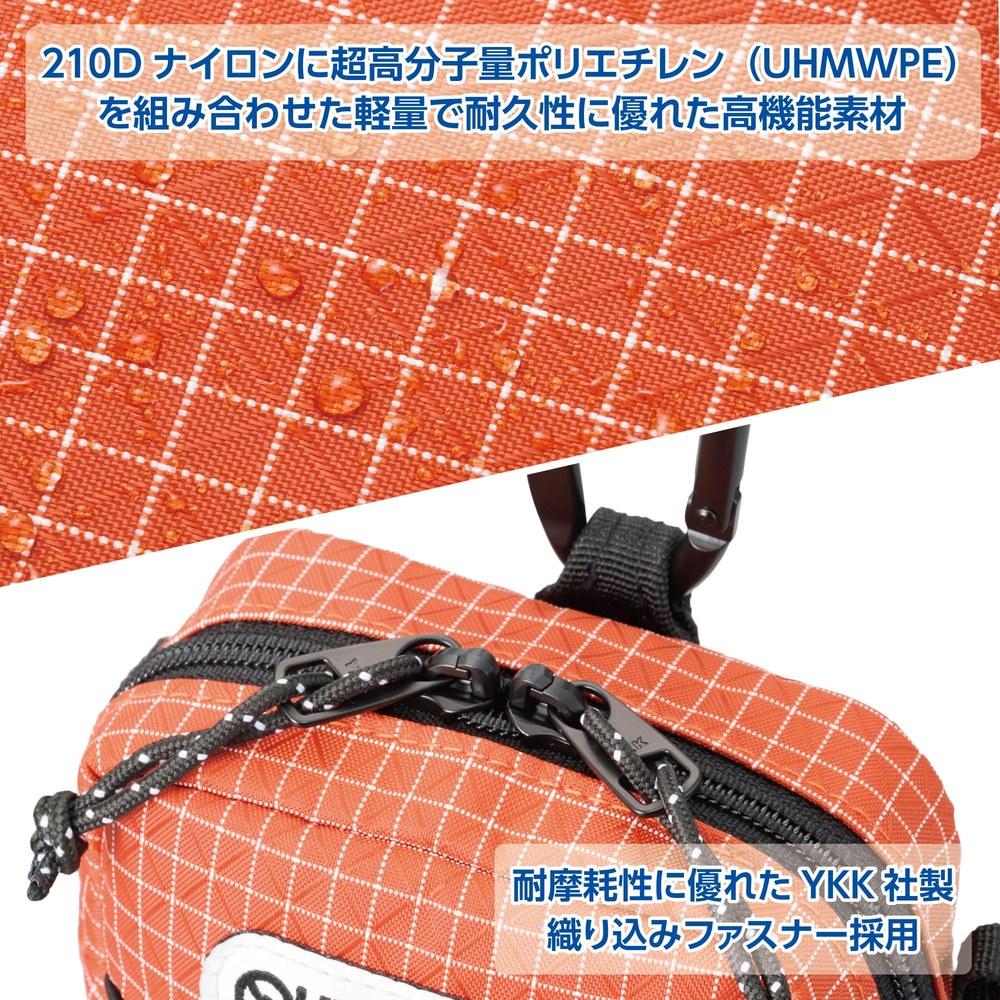 OUTDOOR PRODUCTS Smartphone Case Pouch AZ 07 AMZODPP07OR Orange for iPhone Android Gadgets Pet Bottle Fixable