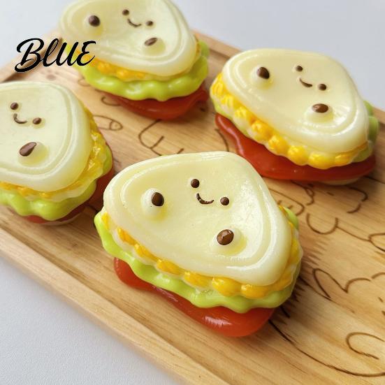 Adult Fidget Toy Layered Sandwich Stress Relief Toy, Slow Rising Cartoon Squeeze Toys Detachable for Kids Adults Shape