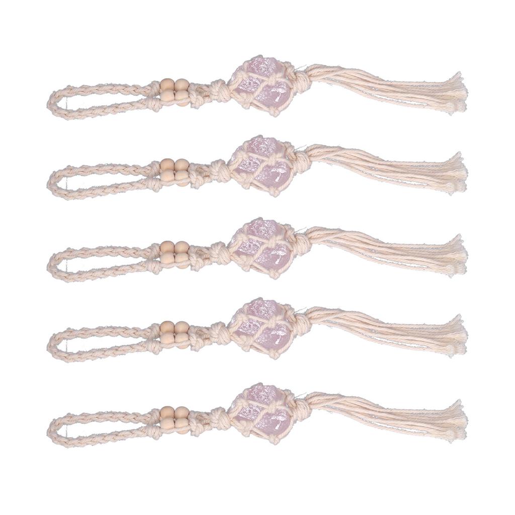 5 szt. Sznurek do naszyjnika Pusty uchwyt na kamień Sznurek zamienny Regulowany Sznurek do wisiorka z kryształu kwarcu do tworzenia biżuterii DIY