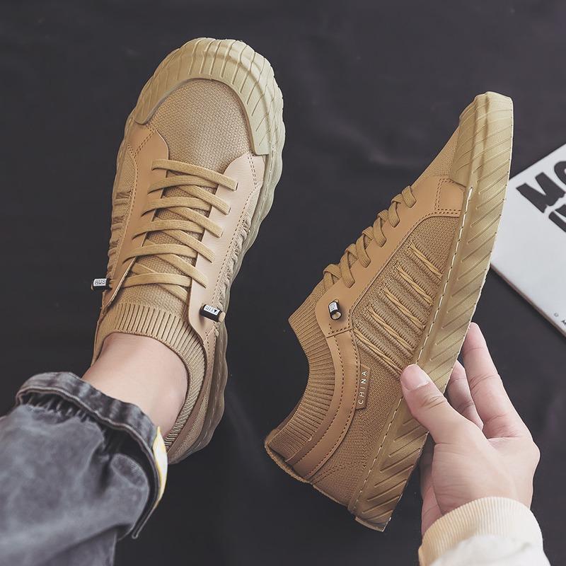 Сетчатые туфли мужские летние мужские сетчатые вырезы повседневные спортивные легкие — фото 3